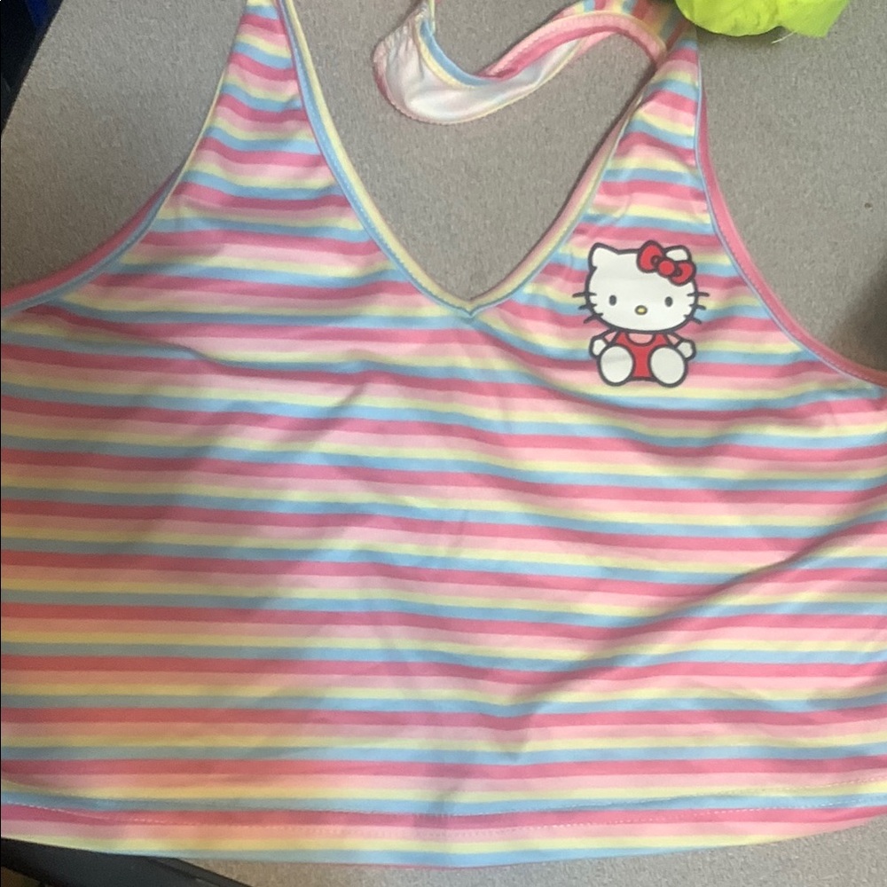 Hello Kitty Pastel Striped Tank